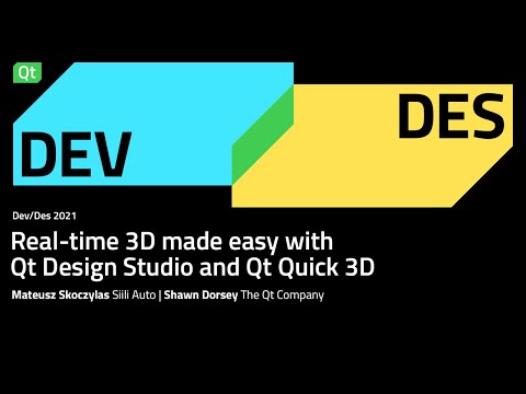 Real-time 3D made easy with Qt Design Studio and Qt Quick 3D